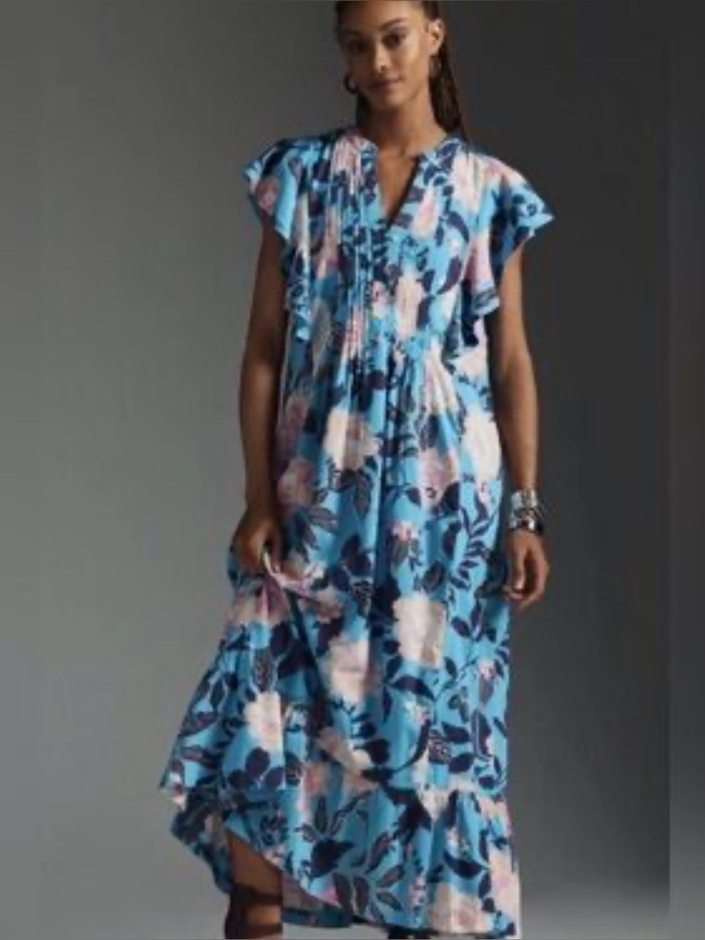 New Maeve Anthropologie Cassandra Maxi Dress Medium Vacation